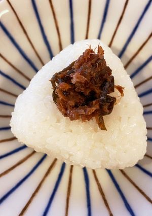 梅おかか昆布おにぎり♡-レシピのメイン写真