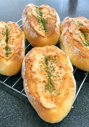 ウチのアレ♡ソフト明太フランスパン-レシピのメイン写真