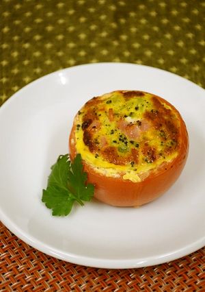 まるごとトマトのミルクキッシュ-レシピのメイン写真