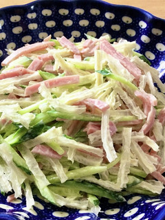 ハムときゅうりと糸寒天のシンプルサラダ-レシピのメイン写真