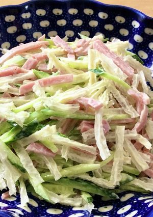 ハムときゅうりと糸寒天のシンプルサラダ-レシピのメイン写真