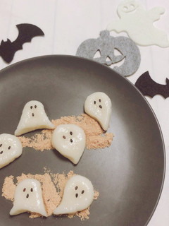 ハロウィンおばけ白玉-レシピのメイン写真