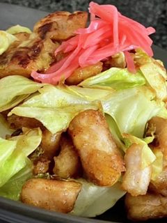 鶏肉キャベツのカレー炒め-レシピのメイン写真