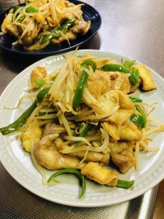 豚肉と油揚げの黒酢炒め-レシピのメイン写真