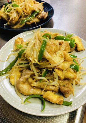 豚肉と油揚げの黒酢炒め-レシピのメイン写真