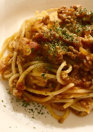 我が家の定番＊簡単ミートスパゲティ-レシピのメイン写真