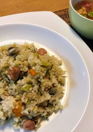 まるごとブロッコリーのピラフ-レシピのメイン写真