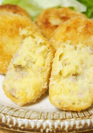 さつま芋コロッケ♪下処理はレンチンで♪-レシピのメイン写真