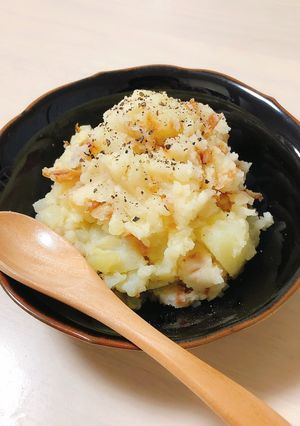 フライドオニオンのこく旨ポテトサラダ-レシピのメイン写真