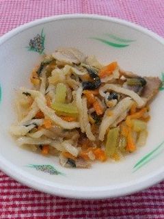 学校給食:切干大根の中華炒め-レシピのメイン写真