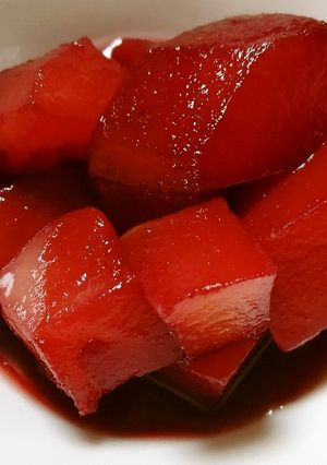 ザクザク切って煮るだけ洋梨の赤ワイン煮-レシピのメイン写真