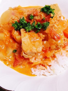 豚のカレー風味トマト煮込み-レシピのメイン写真