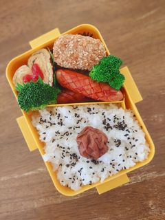 冷蔵庫にあったもので、間に合わせ弁当♪-レシピのメイン写真