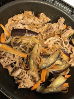 牛肉と茄子の焼肉タレ炒め-レシピのメイン写真