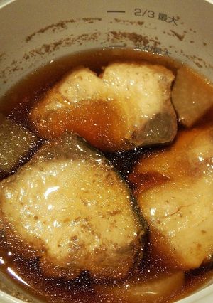 レンジ圧力鍋でブリ大根-レシピのメイン写真