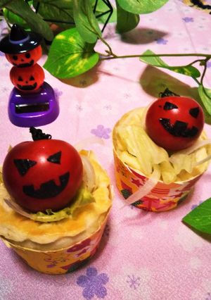 ミニサラダチーズパイ★ハロウィンvir-レシピのメイン写真