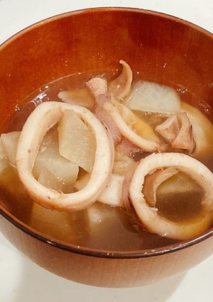 なおみんのいかと大根のお煮物-レシピのメイン写真