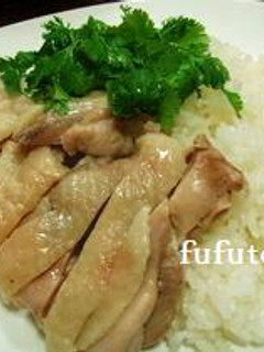 海南鶏飯(アジアの鶏めし)+スープ-レシピのメイン写真
