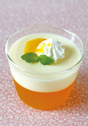 ゼリーとババロアのパフェ-レシピのメイン写真