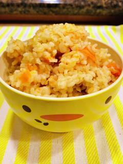 もち麦と玄米ご飯♡人参入り 栄養満点♡-レシピのメイン写真