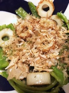 ピーマンと竹輪のおかか和え-レシピのメイン写真