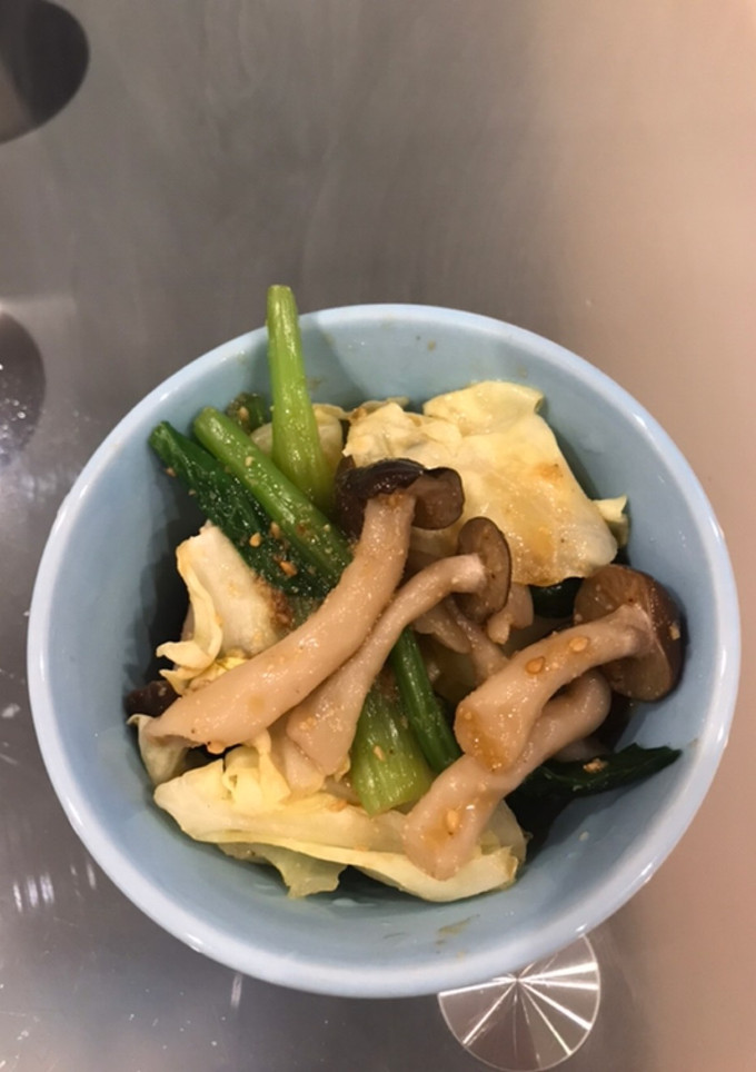 小松菜としめじの胡麻和え-レシピのメイン写真