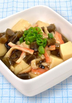 ☆刻みしそふきかにかま豆腐☆-レシピのメイン写真