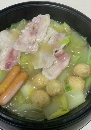 楽々1人鍋♪-レシピのメイン写真