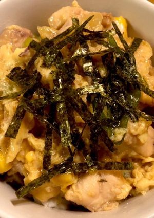 長ネギと鶏モモ肉で♡親子丼。-レシピのメイン写真