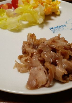 豚のバターハーブソルト炒め♪-レシピのメイン写真