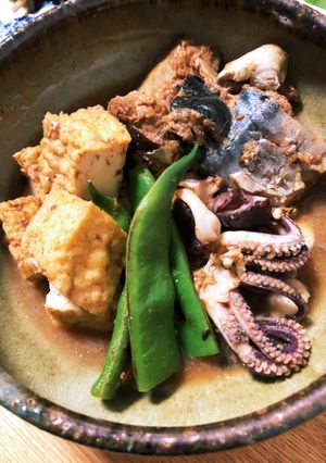 5分で煮物!鯖缶と厚揚げの煮物-レシピのメイン写真