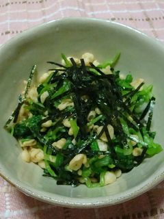 揚げ玉入りお浸し-レシピのメイン写真