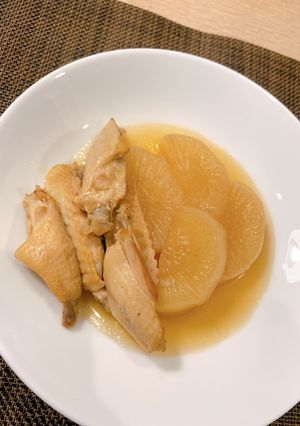 大根と手羽中の煮物-レシピのメイン写真
