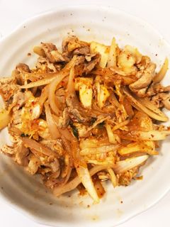 簡単♪ご飯もお酒もすすむ豚キムチ-レシピのメイン写真