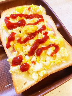 簡単☆スクランブルエッグトースト-レシピのメイン写真