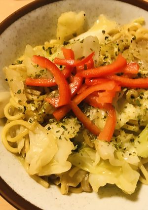 キャベツ＆玉ネギの白だしシンプル焼そば-レシピのメイン写真