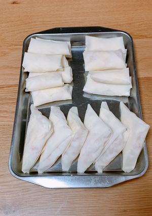 海老とはんぺんの細春巻き-レシピのメイン写真