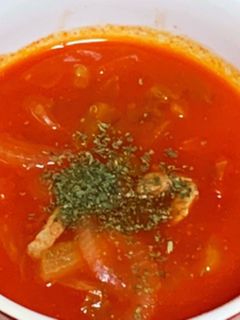 残り物野菜でトマトスープ-レシピのメイン写真
