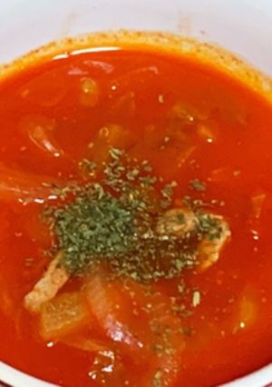 残り物野菜でトマトスープ-レシピのメイン写真