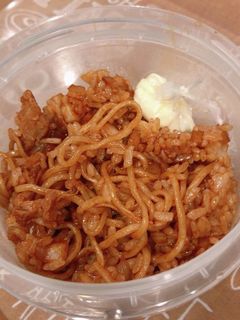 レンジで簡単3分!焼きそばで、そば飯弁当-レシピのメイン写真