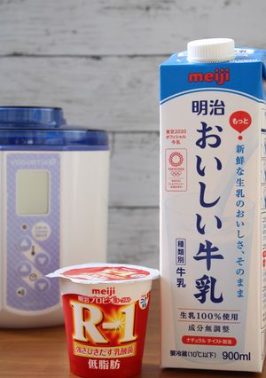 新しいR-1（低脂肪）で簡単！ヨーグルト-レシピのメイン写真