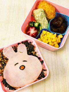 ゆるふわ〜うさぎさん弁当-レシピのメイン写真