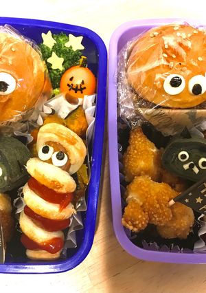 ハロウィン弁当覚え書-レシピのメイン写真