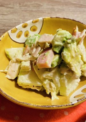 冬瓜とアボカドのマヨポンサラダ-レシピのメイン写真