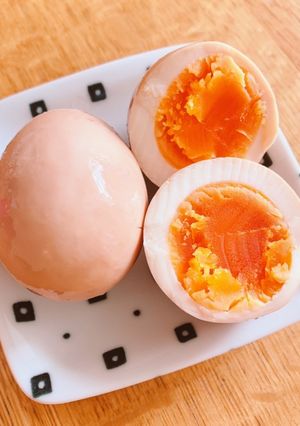 麺つゆで♪さわやか梅味玉-レシピのメイン写真