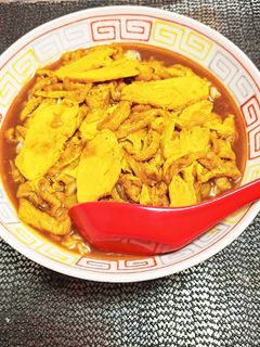 お蕎麦屋さん風のカレー丼-レシピのメイン写真