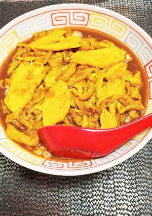 お蕎麦屋さん風のカレー丼-レシピのメイン写真