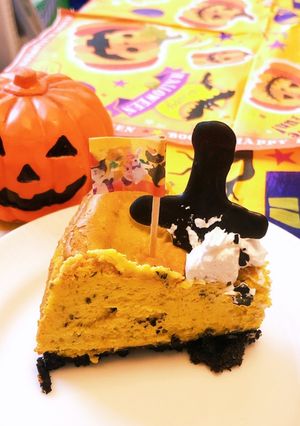 まるごとカボチャのチーズケーキ！-レシピのメイン写真