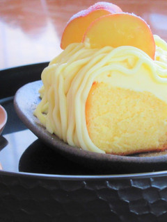 【さつまいもチーズクリームモンブラン】-レシピのメイン写真