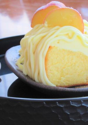 【さつまいもチーズクリームモンブラン】-レシピのメイン写真
